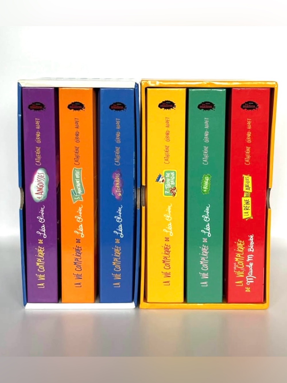 FRENCH La Vie Compliquée de Léa Olivier Coffrets 2 & 3, Livres 4 à 9, hardcover